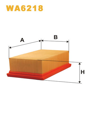 WA6218 WIX FILTERS Воздушный фильтр