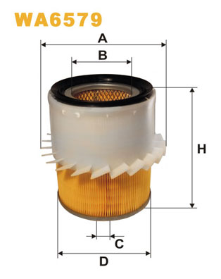 WA6579 WIX FILTERS Воздушный фильтр