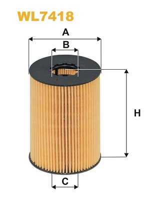 WL7418 WIX FILTERS Масляный фильтр