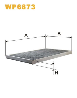 WP6873 WIX FILTERS Фильтр, воздух во внутренном пространстве