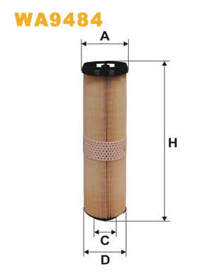 WA9484 WIX FILTERS Воздушный фильтр