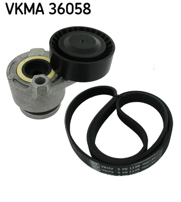 VKMA36058 SKF Набор поликлиновых ремней (с роликами)