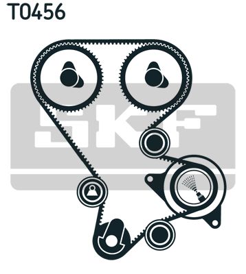 VKMA94508 SKF Комплект ГРМ (ремень + ролик)