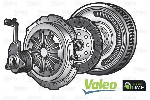 837342 VALEO Clutch kit with dual mass flywheel and bearing