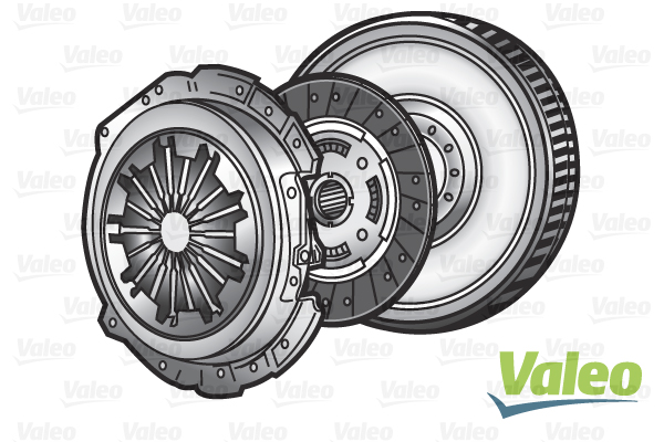 835152 VALEO Clutch kit with rigid flywheel