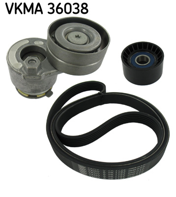 VKMA36038 SKF Набор поликлиновых ремней (с роликами)