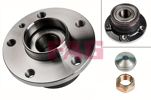 713690990 FAG Wheel bearing kit with a hub