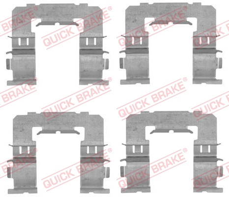 1091742 QUICK BRAKE Монтажный комплект дисковых колодок