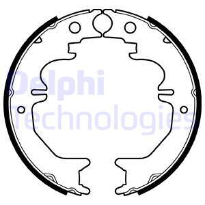 LS2053 DELPHI Барабанные тормозные колодки