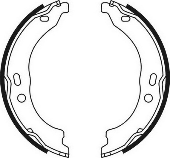 CRG000ABE ABE Барабанные тормозные колодки