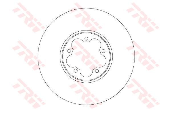 DF6921S TRW Тормозной диск
