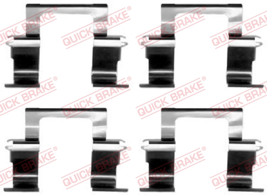 1091274 QUICK BRAKE Монтажный комплект дисковых колодок