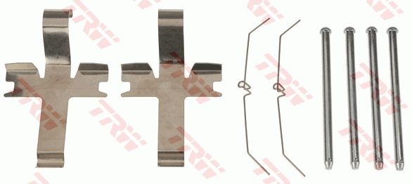 PFK655 TRW Монтажный комплект дисковых колодок