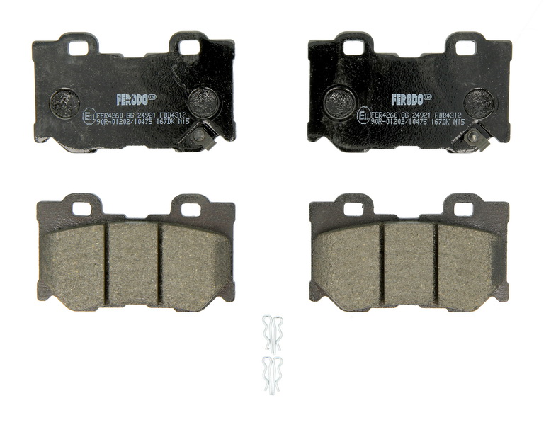 FDB4312 FERODO Дисковые тормозные колодки, комплект