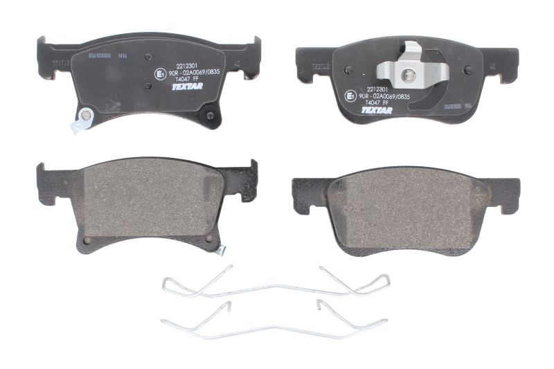 2212301 TEXTAR Дисковые тормозные колодки, комплект