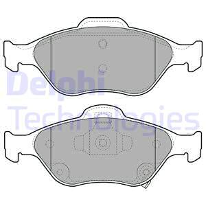 LP2005 DELPHI Комплект тормозных колодок, дисковый тормоз