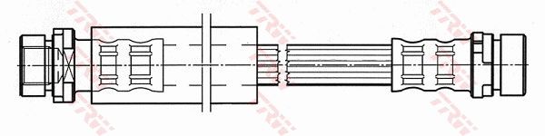 PHA498 TRW Тормозной шланг