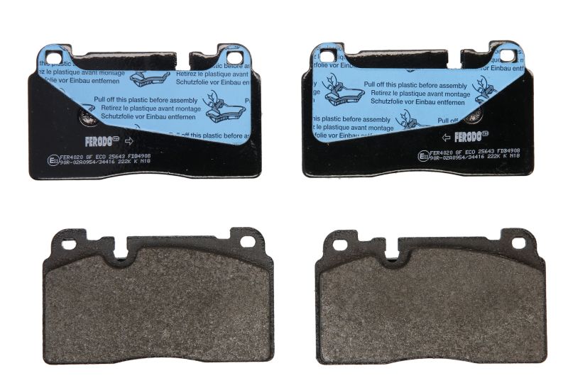 FDB4908 FERODO Дисковые тормозные колодки, комплект