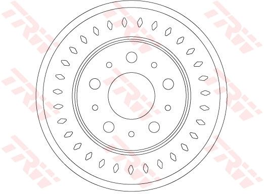 DF6925S TRW Тормозной диск