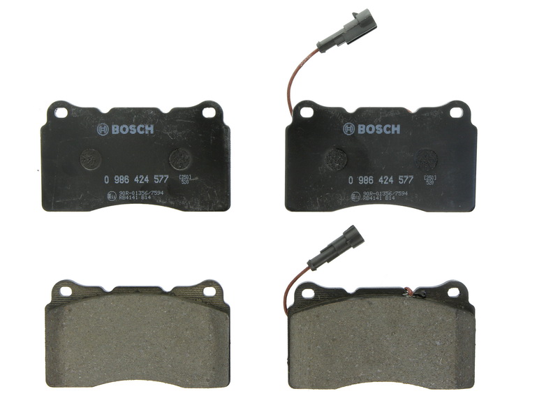 0986424577 BOSCH Комплект тормозных колодок, дисковый тормоз