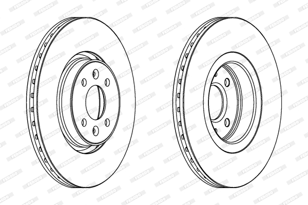 DDF1513C FERODO Тормозной диск