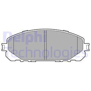 LP3271 DELPHI Дисковые тормозные колодки, комплект