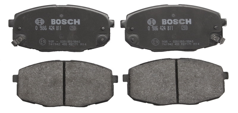 0986424811 BOSCH Комплект тормозных колодок, дисковый тормоз