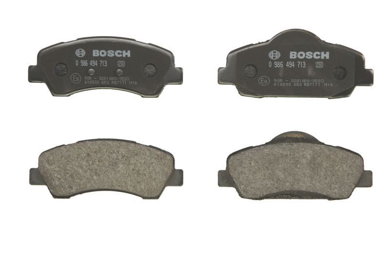 0986494713 BOSCH Комплект тормозных колодок, дисковый тормоз