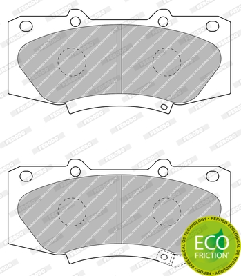 FDB4715 FERODO Дисковые тормозные колодки, комплект