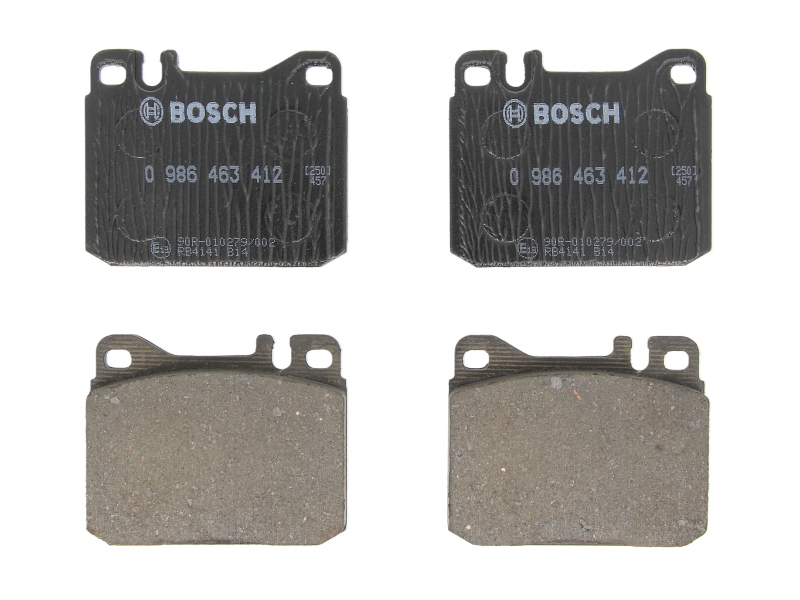 0986463412 BOSCH Комплект тормозных колодок, дисковый тормоз