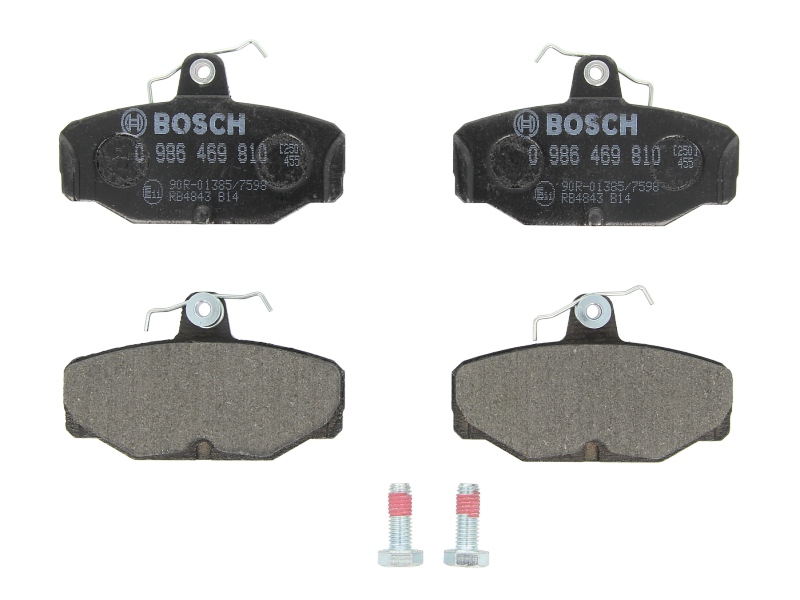 0986469810 BOSCH Дисковые тормозные колодки, комплект