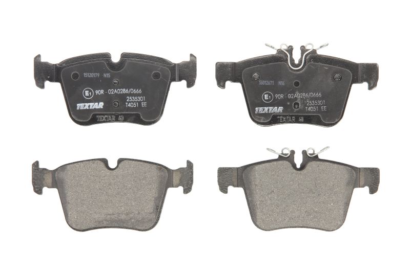 2535301 TEXTAR Дисковые тормозные колодки, комплект