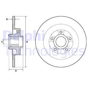 BG9138RS DELPHI Тормозной диск