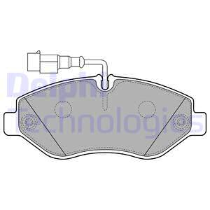 LP2043 DELPHI Комплект тормозных колодок, дисковый тормоз