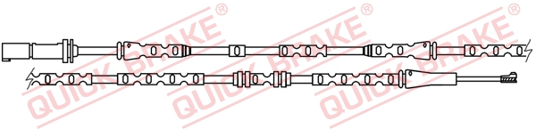 WS0304A QUICK BRAKE Датчик износа дисковых тормозных колодок