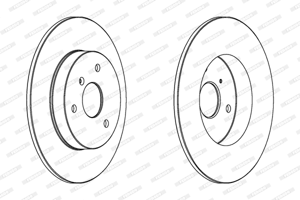 DDF1111 FERODO Тормозной диск