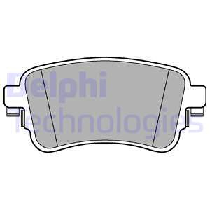 LP3261 DELPHI Дисковые тормозные колодки, комплект