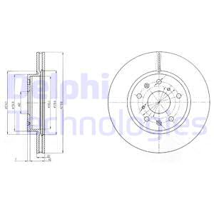 BG4093C DELPHI Тормозной диск