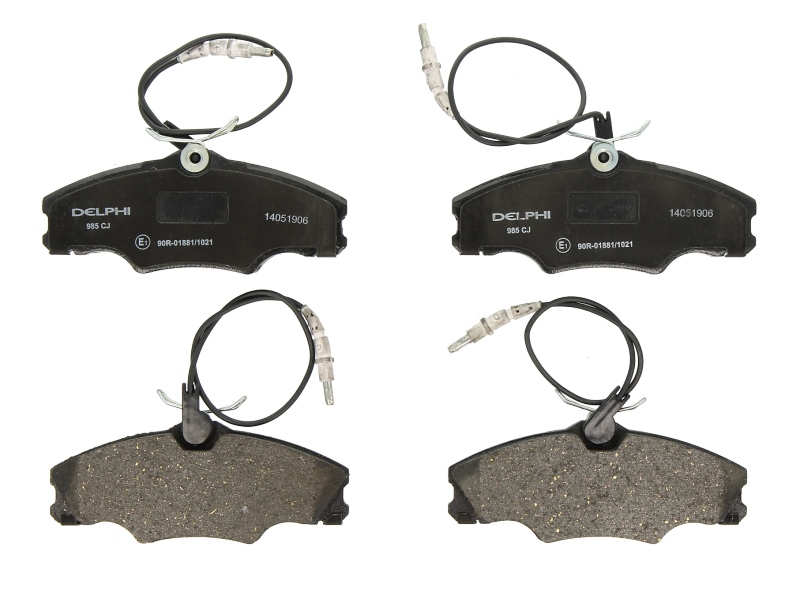 LP985 DELPHI Дисковые тормозные колодки, комплект