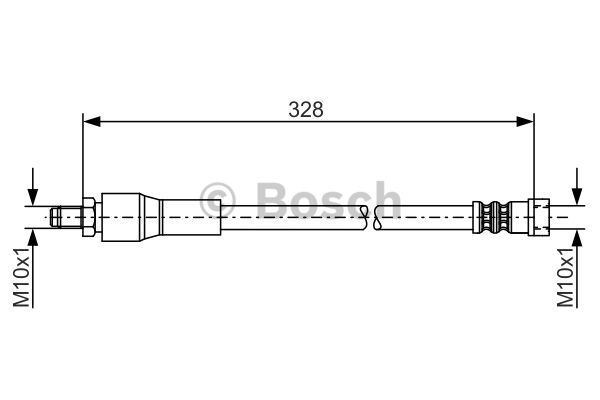 1987481001 BOSCH Тормозной шланг