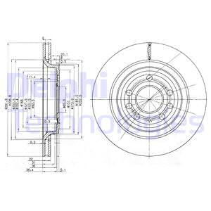 BG3886C DELPHI Тормозной диск