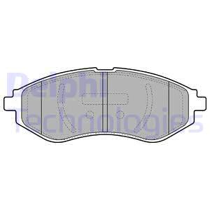 LP1895 DELPHI Комплект тормозных колодок, дисковый тормоз