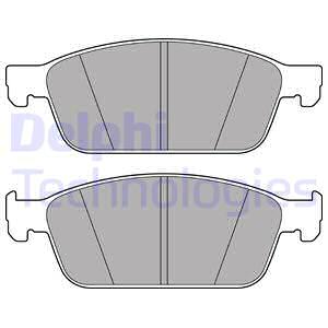 LP2495 DELPHI Комплект тормозных колодок, дисковый тормоз