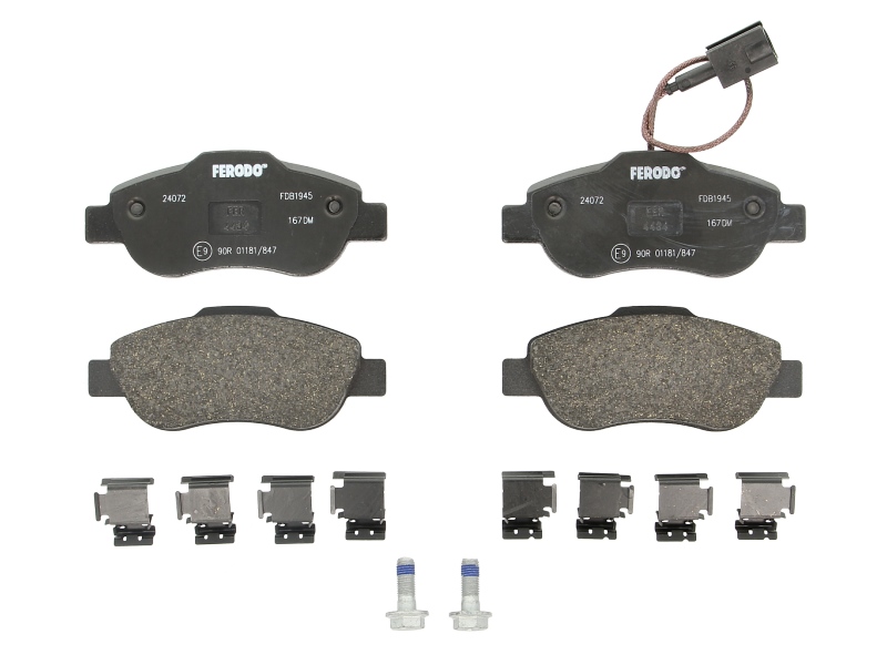FDB1945 FERODO Дисковые тормозные колодки, комплект