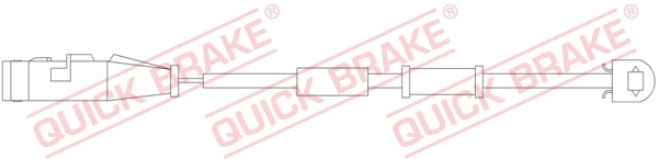 WS0255A QUICK BRAKE Датчик износа дисковых тормозных колодок