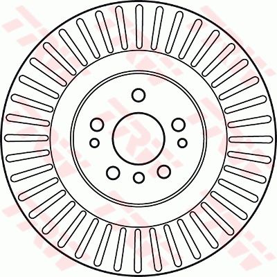 DF6013S TRW Тормозной диск