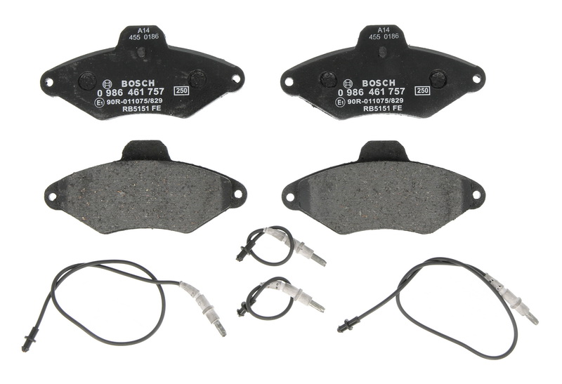 0986461757 BOSCH Дисковые тормозные колодки, комплект