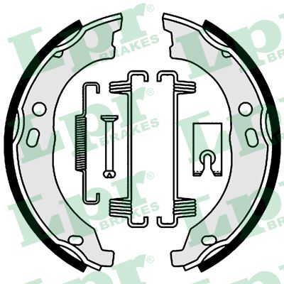 01003 LPR Барабанные тормозные колодки