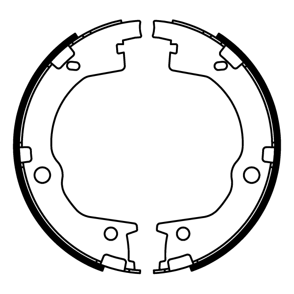 C00328ABE ABE Комплект тормозных колодок, стояночная тормозная система