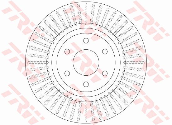 DF6425 TRW Тормозной диск